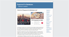 Desktop Screenshot of estheticianequip.com